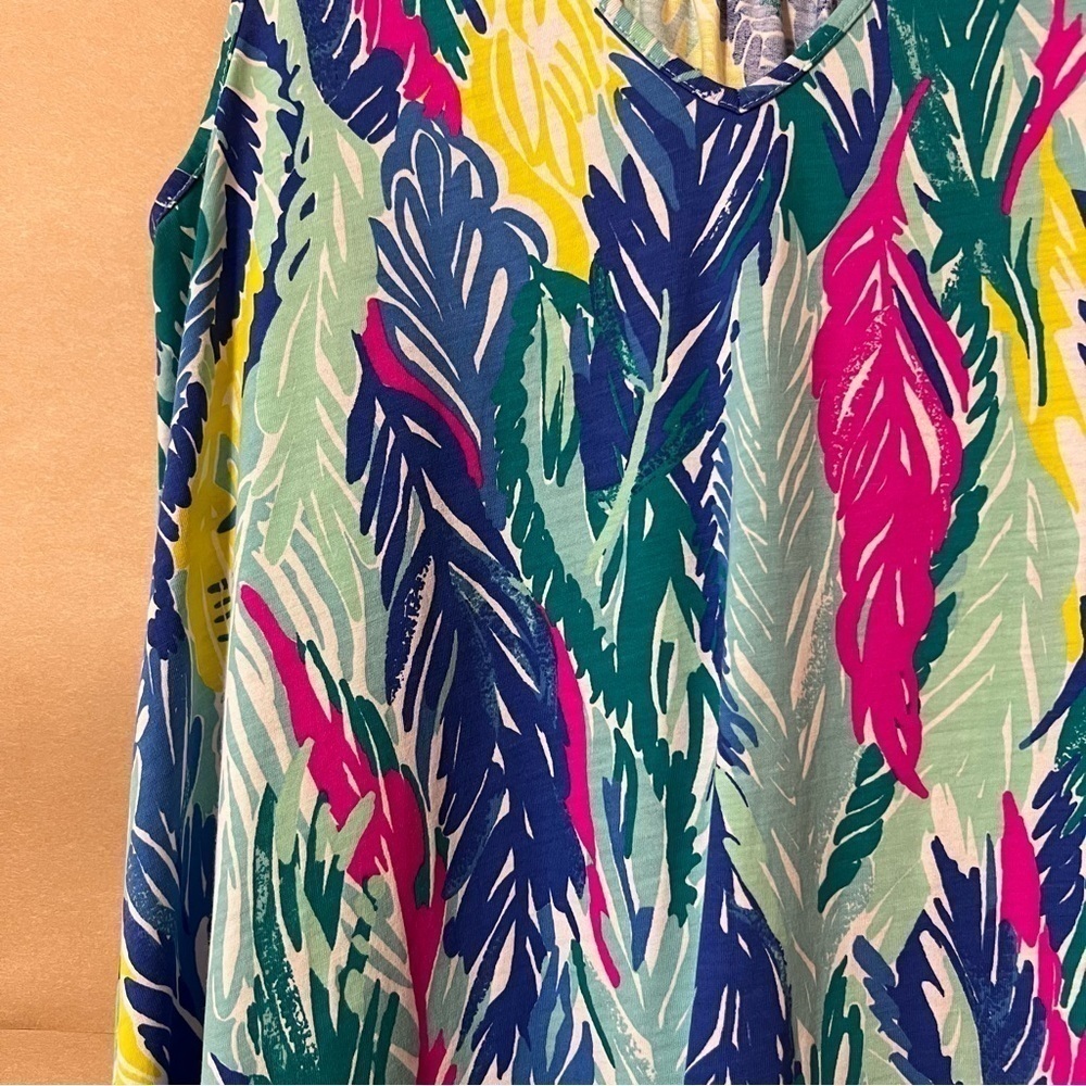 Lilly Pulitzer | Blythe V-Neck Swing Dress Popover Light As A Feather Size XS - Picture 8 of 16
